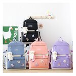School Backpack Set Factory - OEM Wholesale Lightweight Canvas Cartoon