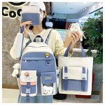 School Backpack Set Manufacturer - OEM Custom Four-Piece Waterproof Laptop