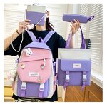 School Backpack Set Manufacturer - OEM Cheap Ins Nylon Kawaii Rucksack