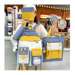 School Backpack Set Manufacturer - OEM Custom Four-Piece Waterproof Laptop