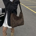 Messenger Bag Factory - OEM Custom Women's Leopard Print Open Zipper