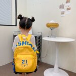 School Backpack Factory - OEM Hot Selling Solid Color Letter Print