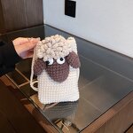 Coin Purse Manufacturer - OEM Custom Cute Little Sheep EVA Girls Wallet