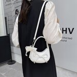 Shoulder Bag Manufacturer - OEM Custom Fashionable Retro PU Leather Bow