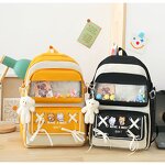 School Backpack Set Manufacturer - OEM Hot Sale Cartoon Pattern 5 Pieces