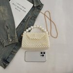 Crossbody Handbag Manufacturer - OEM Hot Selling Exquisite Pearl Messenger