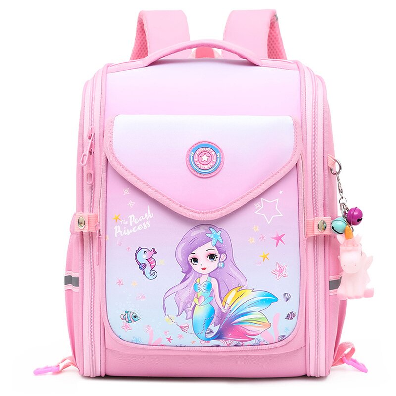 School Backpack Manufacturer - OEM Wholesale Ins Cartoon Mermaid Nylon