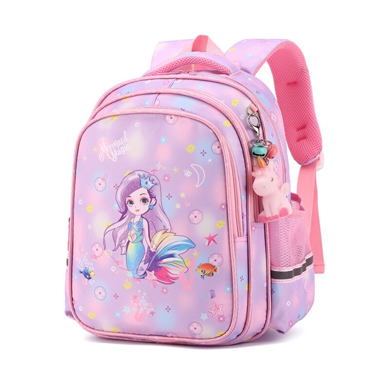 Children's Backpack Manufacturer - OEM Wholesale Mermaid Design Nylon Oxford