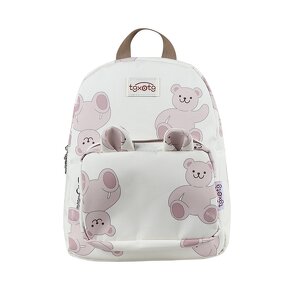 School Backpack Factory - OEM Custom Large Capacity Cartoon Bear Print