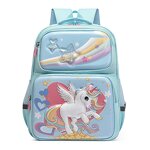 School Backpack Manufacturer - OEM Custom 3D Unicorn LED Oxford Material