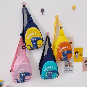 Coin Purse Factory - OEM Custom Cute Cartoon Dinosaur PVC Kids Bag