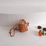 Crossbody Bag Manufacturer - OEM Custom Handmade Woven PU Bucket Bag
