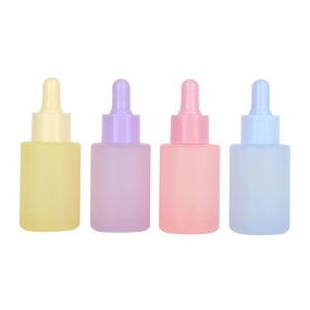 Colorful Frost Glass Dropper Factory - OEM for 30ML Bottles Luxury Essential Oil