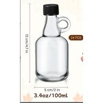 Small Wine Glass Bottle Factory - OEM 30-100ml Gallon Glass Growler Red Wine Jugs