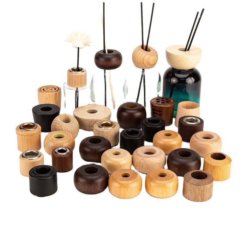 Custom Logo Wooden Lid Manufacturer - OEM 22-28mm Screw Cap for Bottle Perfume