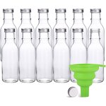 Glass Hot Sauce Bottles Manufacturer - OEM 12OZ with Screw Cap for Juicing Homemade