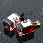 Mountain Fruit Wine Glass Bottle Factory - OEM Custom 500ml 16oz Square with Cork