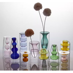 Empty Colored Borosilicate Glass Vase Factory - OEM Best Sell Products Luxury for Wedding
