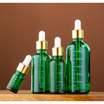 Blue Glass Bottle with Dropper Manufacturer - OEM 5-100mL Rubber Head Cosmetic Essential