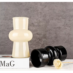 Unique Vibrant Colors Glass Vase Manufacturer - OEM Blue Pink Yellow Black White Luxury