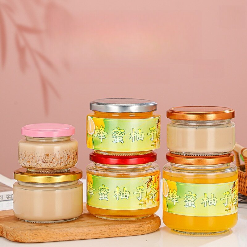 Glass Canning Jars Manufacturer - OEM 100-500ml Round Shape Salsa Salad Jelly Jam