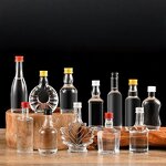 Mini Glass Liquor Bottles Manufacturer - OEM 50ml 1.7 oz Small Wine Bottles with Lids