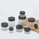 Frosting Glass Jars Manufacturer - OEM 5-150g Face Cream Bottle Cosmetic Packaging