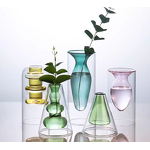 Empty Colored Borosilicate Glass Vase Factory - OEM Best Sell Products Luxury for Wedding