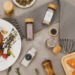 Glass Spice Jar with Bamboo Cap Factory - OEM Custom Logo 4oz 120ml Square Shape