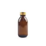 Syrup Glass Bottle with Aluminum Cover Manufacturer - OEM 30-500ml Empty Amber Brown