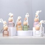 Hanging Car Aroma Bottle Diffuser Factory - OEM Wholesale 10ml Frosted Empty with Wood