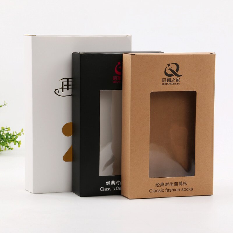 Square Gift Packaging Kraft Cardboard Box Manufacturer - OEM Custom Printing with Window
