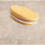 Eco-Friendly Glass Jars Factory - OEM Wholesale 250ml 8oz Mini with Bamboo Lids Kitchen