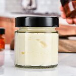 Glass Storage Jar with Black Metal Lid Factory - OEM 50-100ml Screw Cap for Food Storage