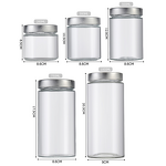 Round Straight Empty Glass Jar Manufacturer - OEM 180-1000ml Pickle Food Jam Storage