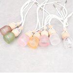 Hanging Car Aroma Bottle Diffuser Factory - OEM Wholesale 10ml Frosted Empty with Wood