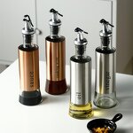 Stainless Steel Glass Olive Oil Dispenser Manufacturer - OEM Wholesale 200-500ml Vinegar