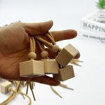 Custom Logo Wooden Cap for Car Diffuser Manufacturer - OEM Perfume Bottles Pendant 8ml