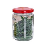 Glass Canning Jars Factory - OEM Bulk 8-16oz 500ml Round Shape Salsa Jam with Metal