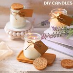 Glass Candle Jars for Making Candles Factory - OEM 100ml 3.4 oz Small Clear with Lids