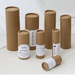 Cardboard Round Paper Tube Packaging Manufacturer - OEM Natural Brown Kraft Cylinder Boxes