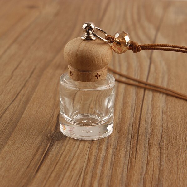 Car Aromatherapy Bottle Factory - OEM Wholesale 6-10ml Pendant Air Freshener Glass