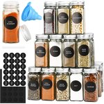 Airtight Glass Spice Containers Manufacturer - OEM 4oz 120ml Square Empty with Shaker Lid