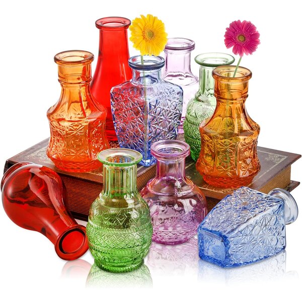 Luxury Glass Table Vases Factory - OEM Decoration Flower Bottle Transparent Bud Wedding