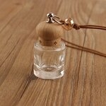 Empty Car Perfume Hanging Diffuser Manufacturer - OEM Factory 6-10ml with Beech Wooden