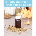 Amber Glass Wide Mouth Bottle Manufacturer - OEM 2.5oz 75ml Pharmaceutical Pill with White