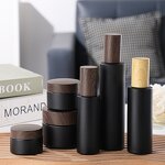 Cosmetic Bottles Manufacturer - OEM Skincare 30-120ml Matte Black Glass Spray Bottles