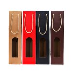 Custom Wine Box Factory - OEM Factory Eco-friendly Elegant Single with Printing Logo