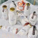 Printed Round Glass Bottle Manufacturer - OEM 300-500ml French Fresh for Cold Press