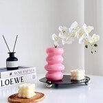 Borosilicate Glass Vase Factory - OEM Custom New Nordic Home Style Green Vertical